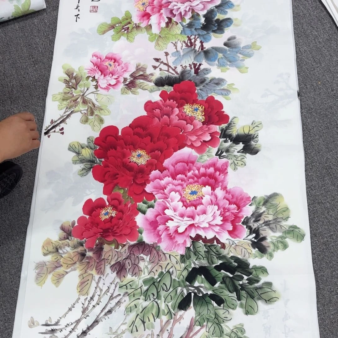 国画国画作品多次