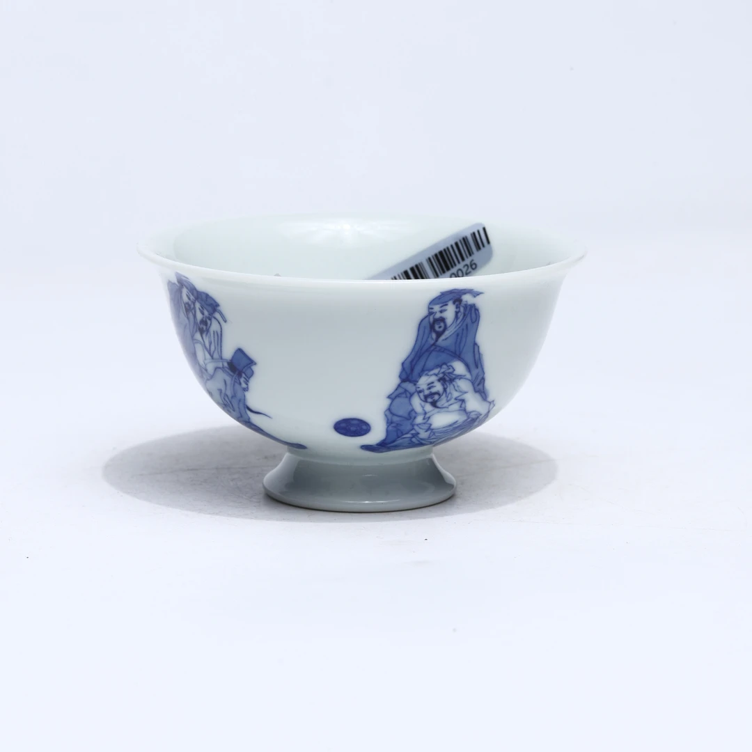 蹴鞠图高足杯 cqmc0026