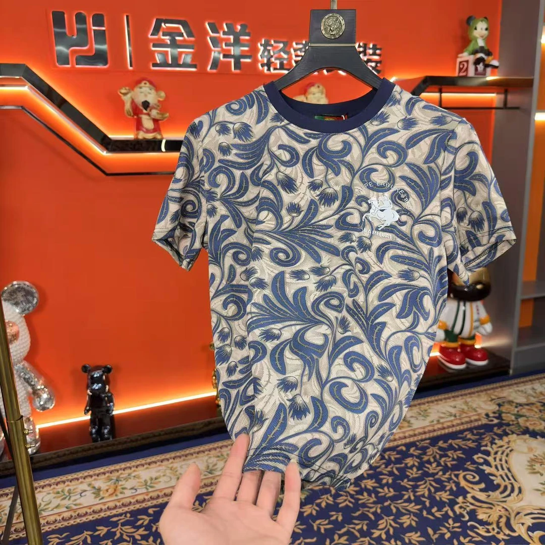 BW 短袖印花夏季圆领欧美简约男常规款T恤通用 k-312-Q