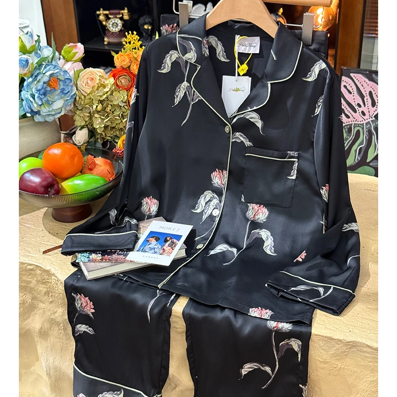 莫里伊【布鲁塞尔黑花】小众潮牌时尚设计休闲家居服