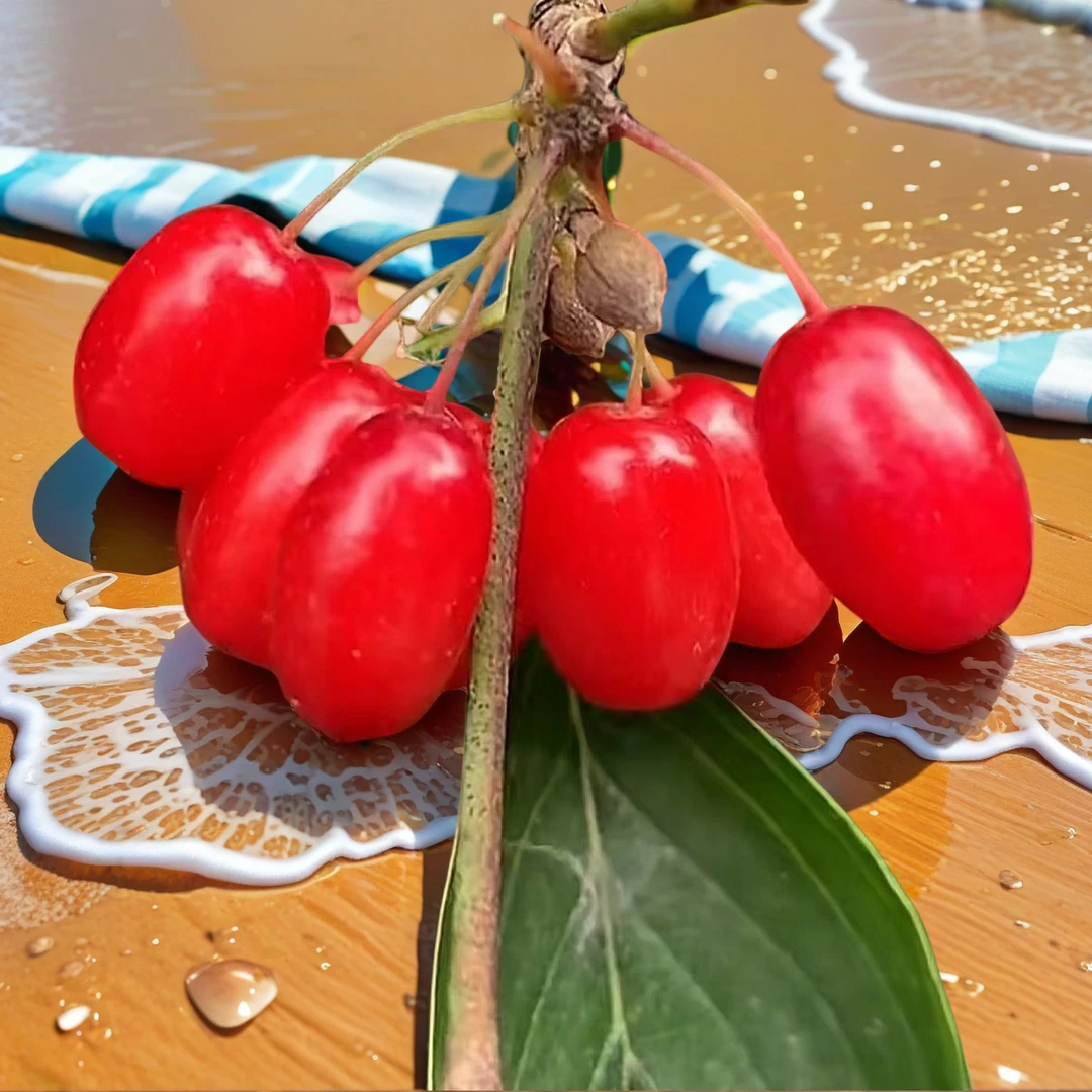 秦岭山茱萸鲜果产地直发新鲜山茱萸肉山萸肉山茱萸