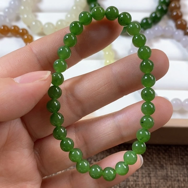 和田玉未镶嵌手串