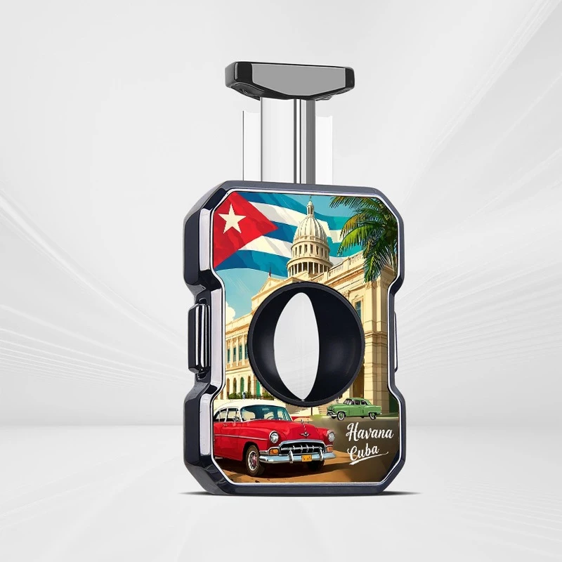 新潮雪茄剪锋利不锈钢刀刃型剪刀双面精致创意外形剪雪茄剪刀