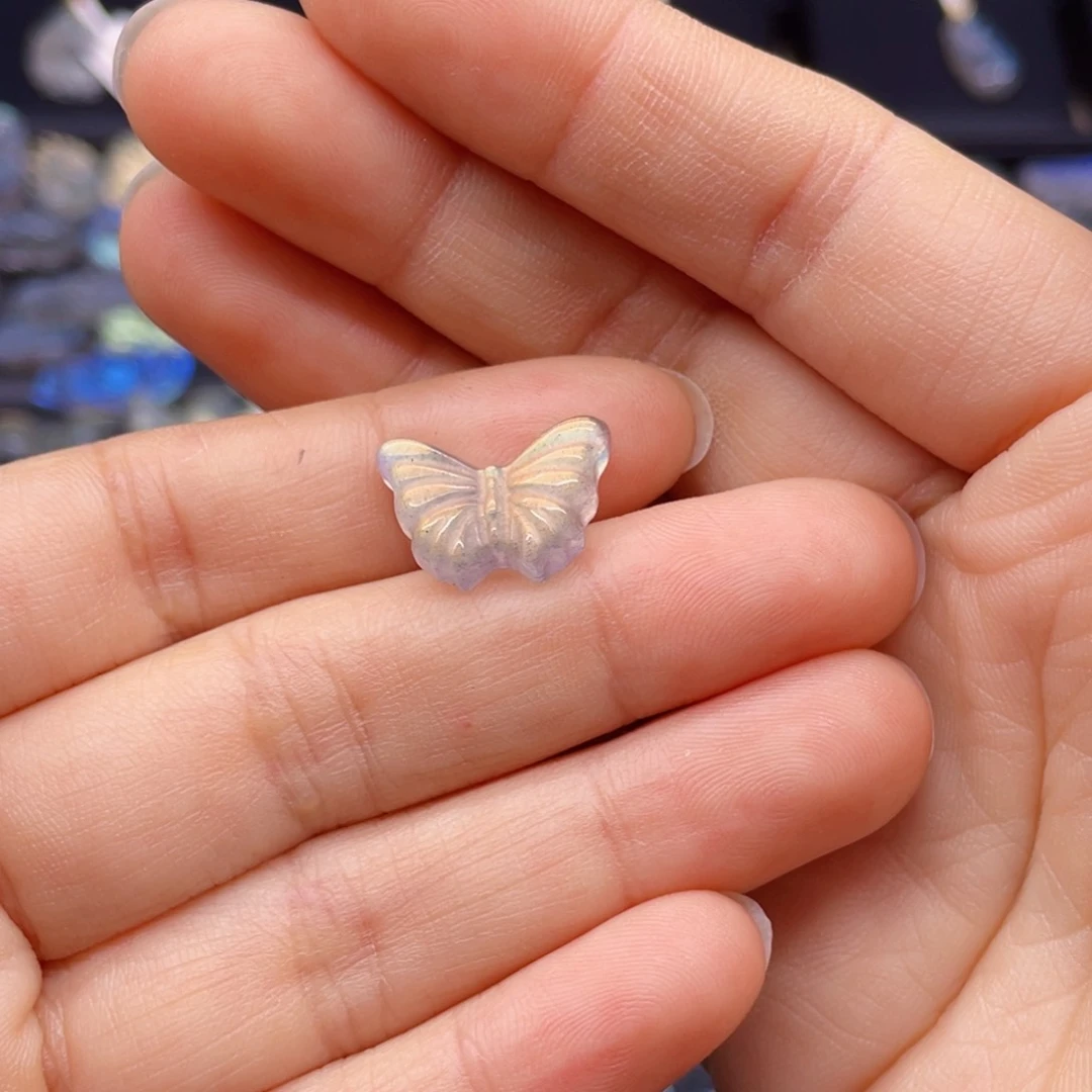 长石裸石未镶嵌铛*蝴蝶