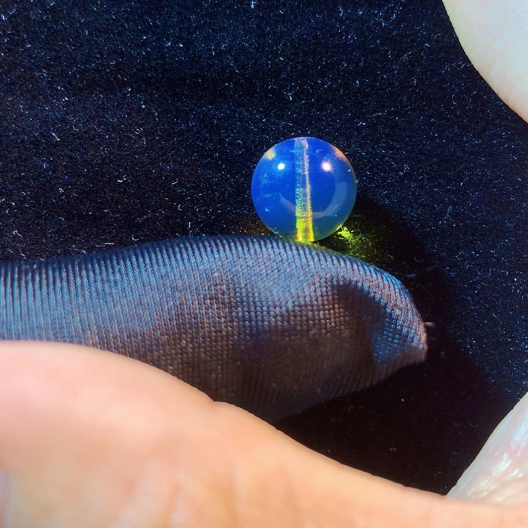 未镶嵌颈饰琥珀10mm+蓝珀单颗
