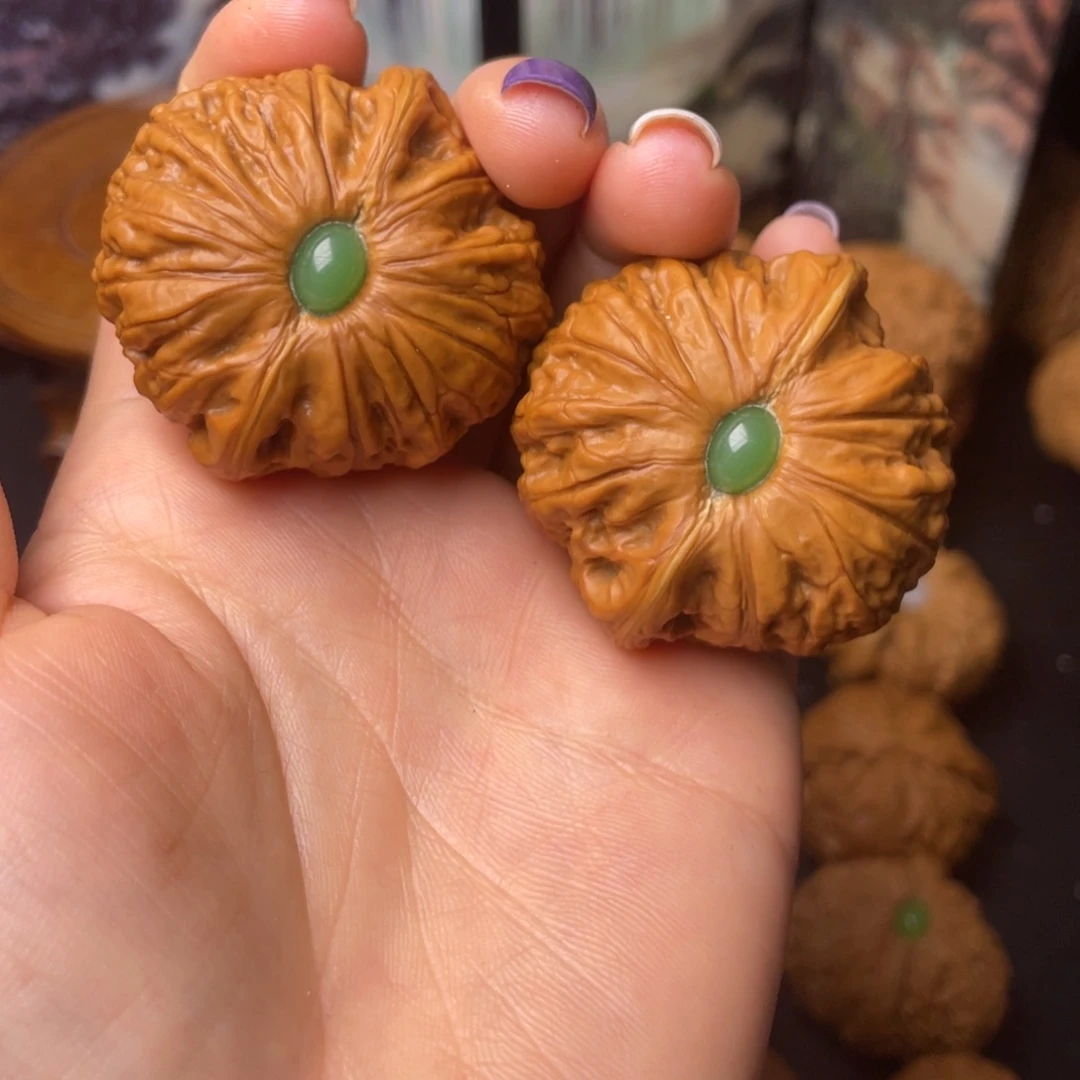 文玩核桃把件42铁锤