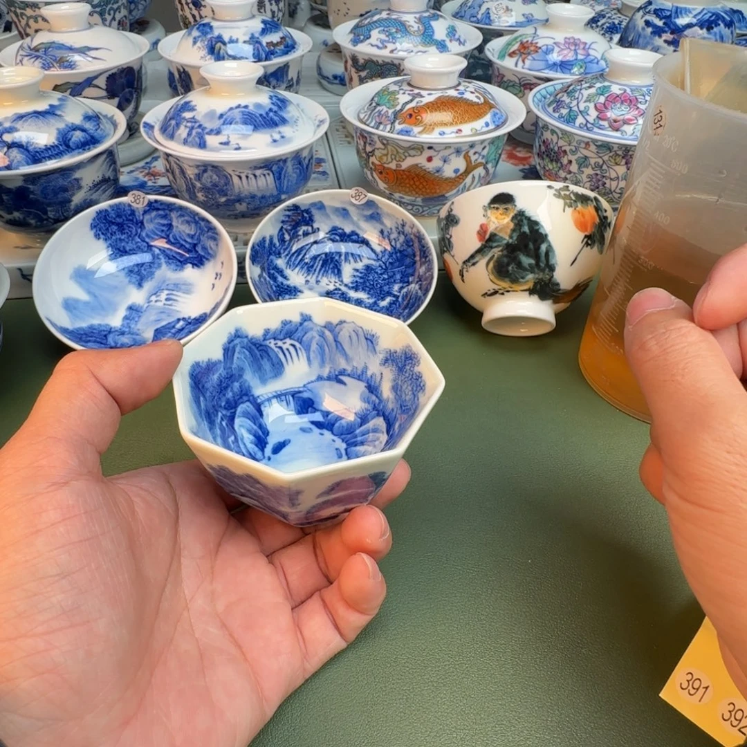 陶纯手工纯手绘茶具390