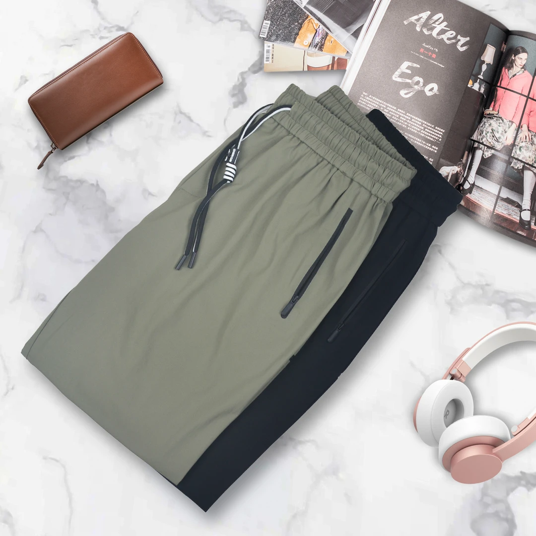 B133透气速干男士运动长裤夏季休闲裤冰丝裤长裤标准弹力