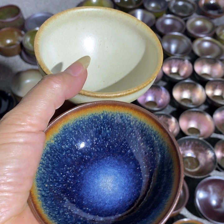 丶***笨茶盏建阳建盏微瑕茶盏