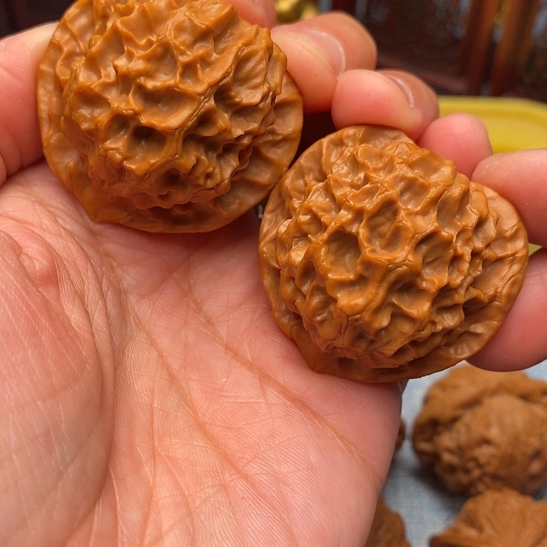 把件文玩核桃全品桃心龙鳞39.5尺