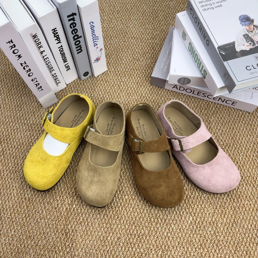 【刘姐高货】2025初秋新品爆款全皮面内增高踩屎感勃肯鞋ZBC05