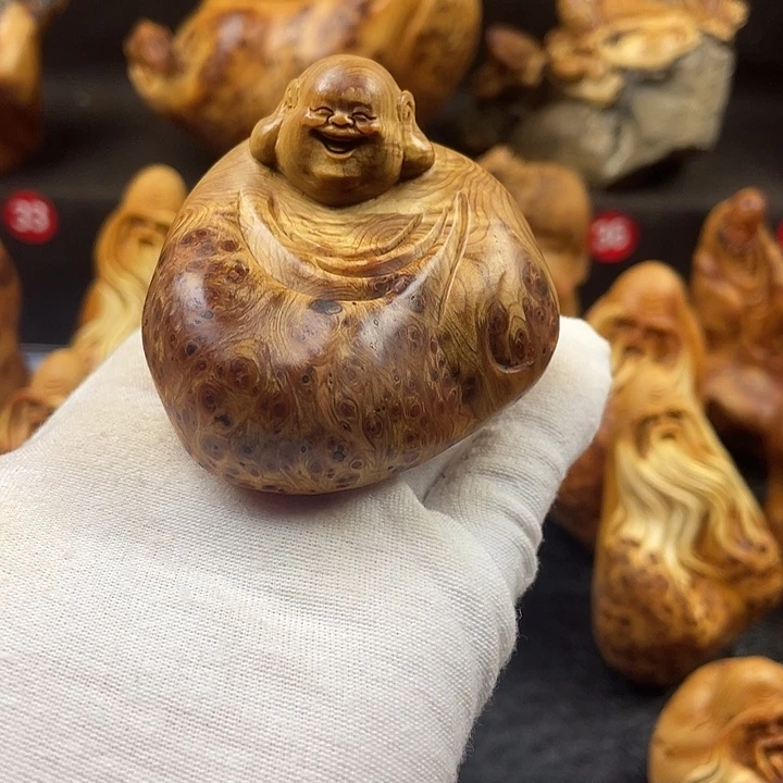 柏木（崖柏）米勒手把件