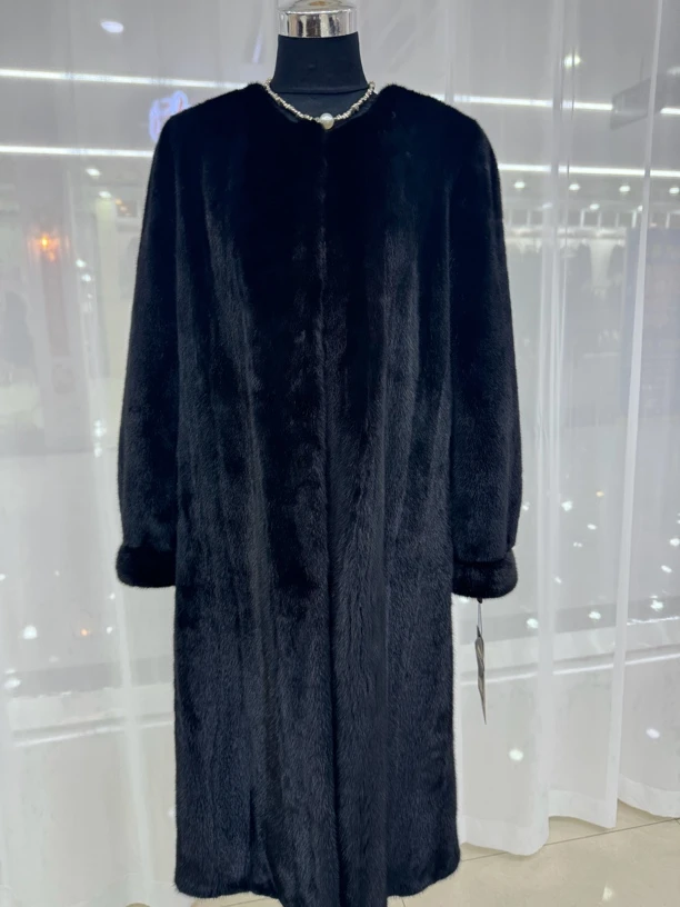 2024冬季新款圆领过膝大衣