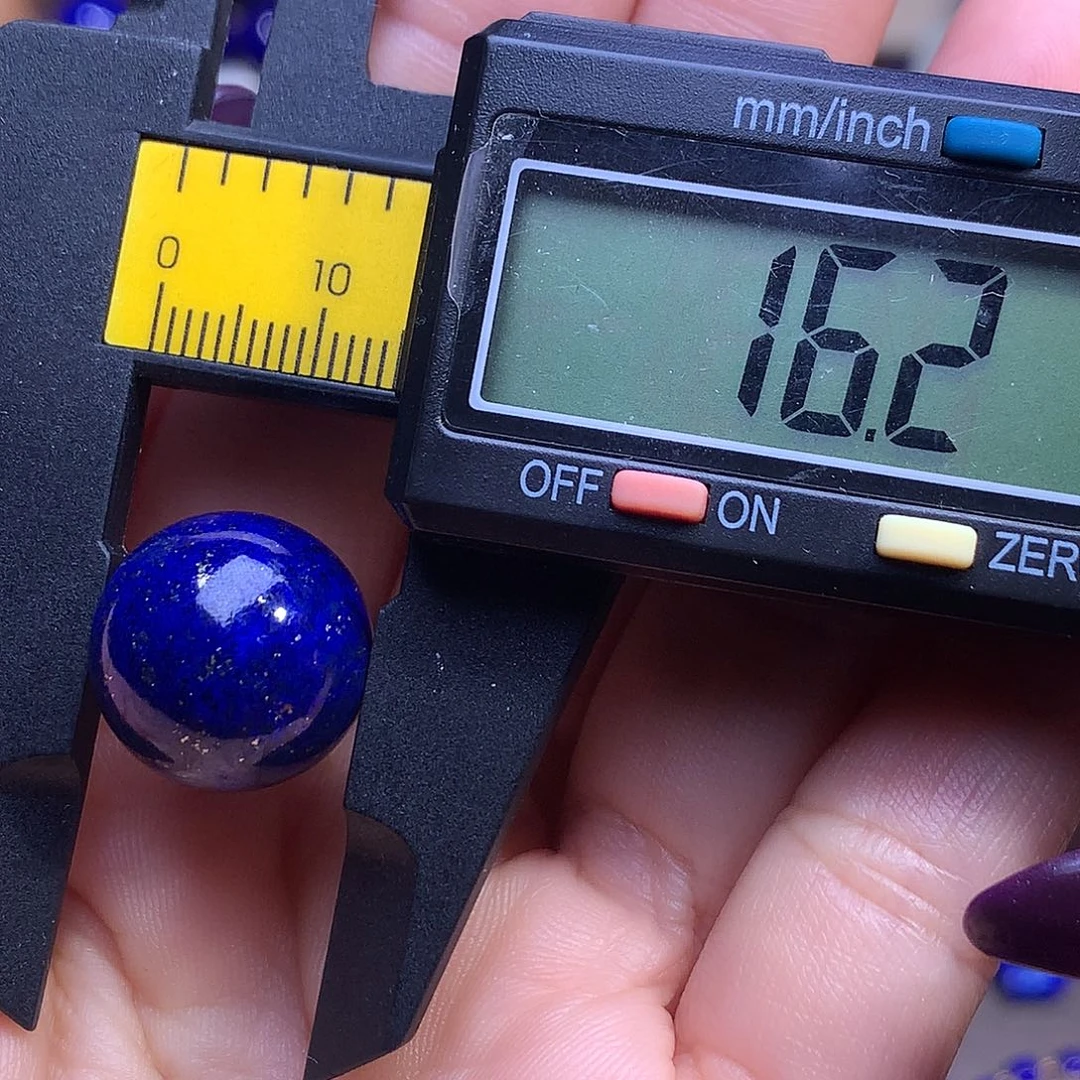 寻***人青金石未镶嵌细纹16.2m