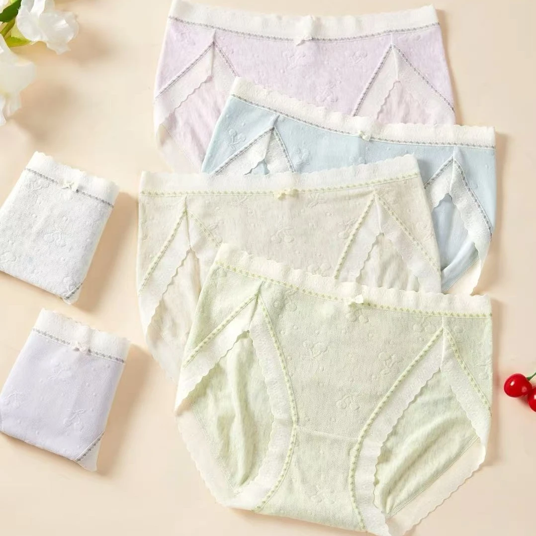 62028 62029 62030樱桃气泡水 女士内裤舒适透气