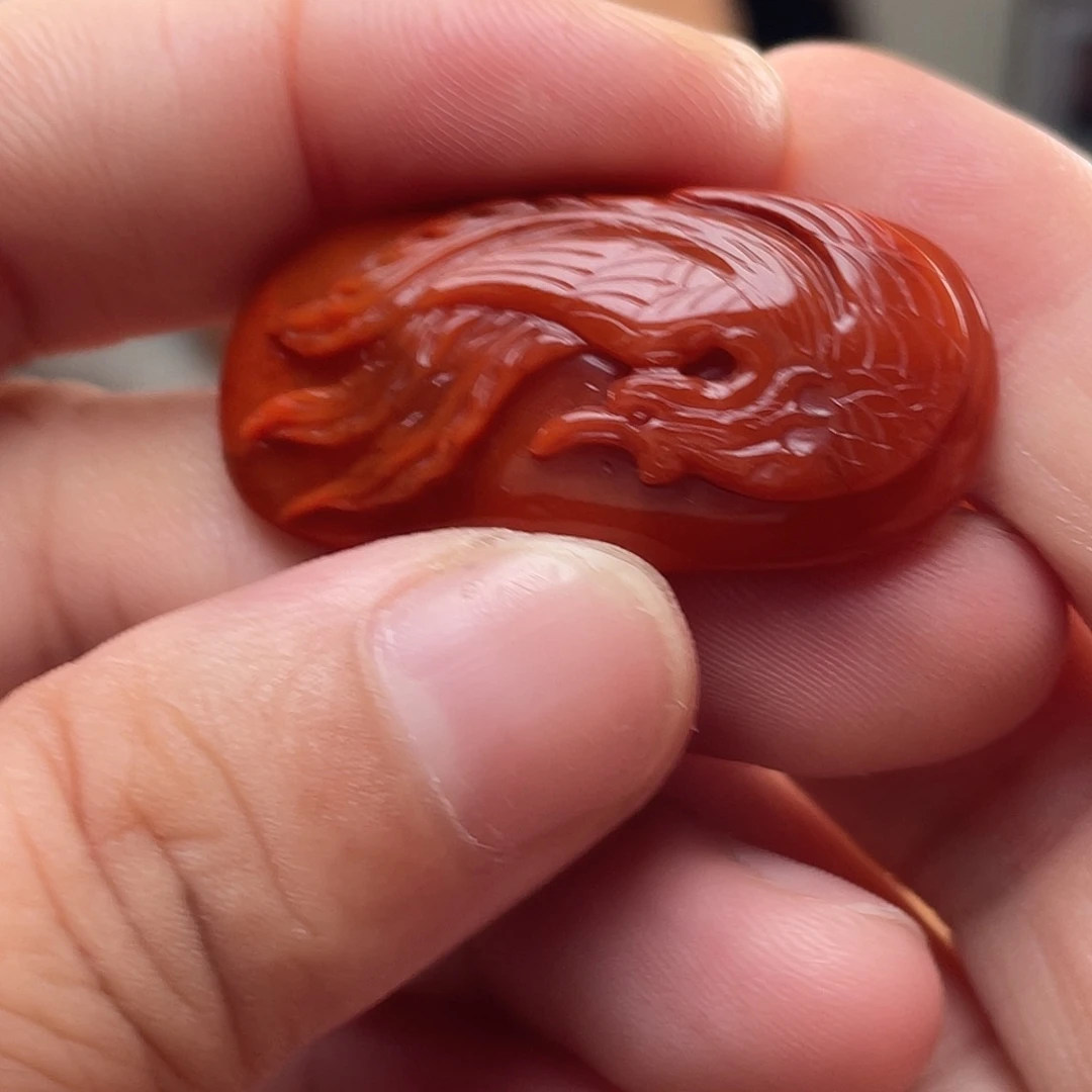 南红玛瑙未镶嵌颈饰