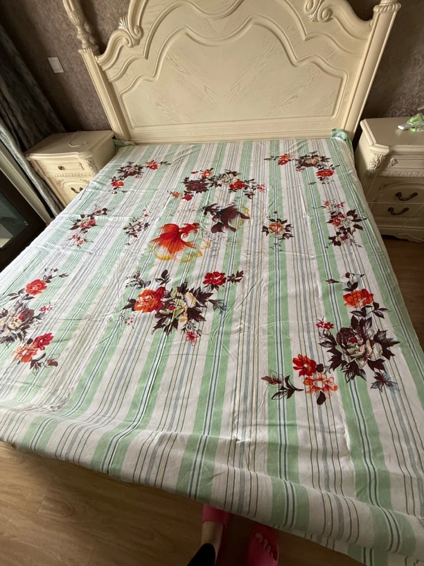 老式床单下过水/漏标定制床品，直播链接