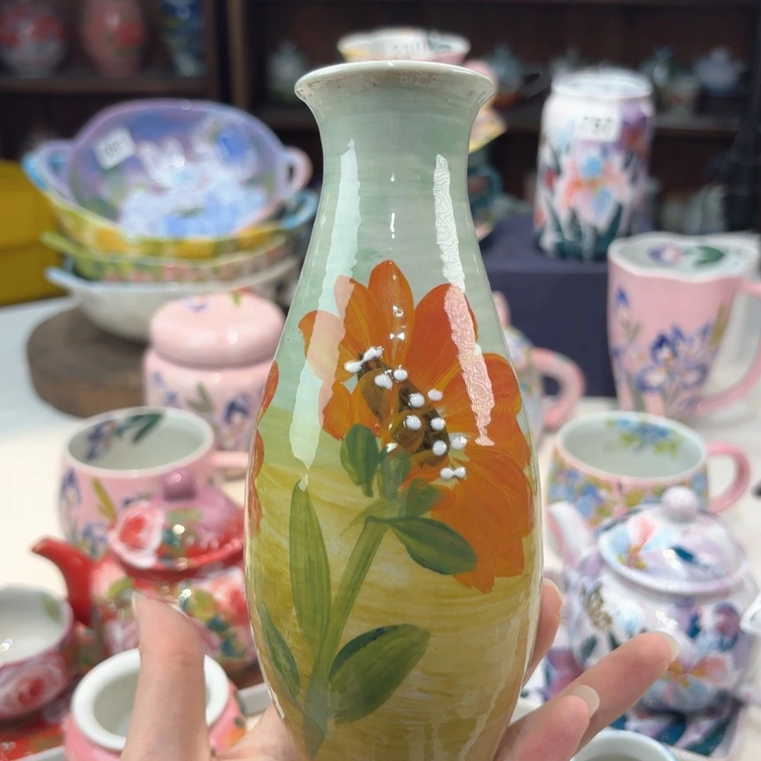 景德镇手绘高温釉下彩陶瓷茶具