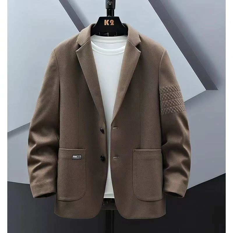 T 200-399 男西服男士春秋时尚休闲潮流毛呢韩版秋冬