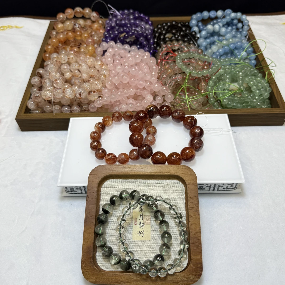 可塘天然水晶批发 直播间链接多样性发其一