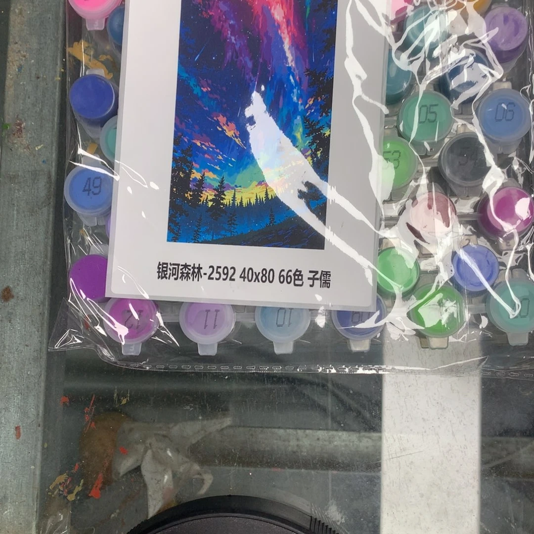 亚麻布连*银河森林 大尺寸 棉布