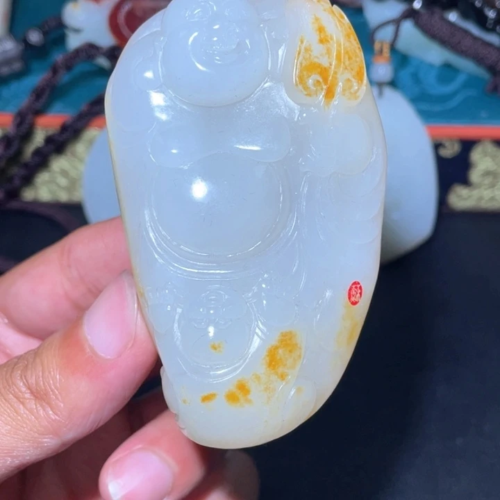 和田玉未镶嵌颈饰J