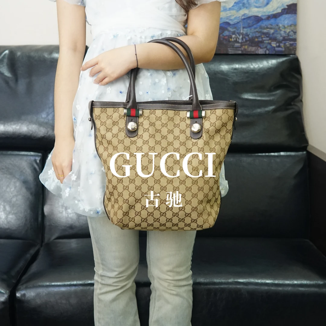 95新 GUCCI/古驰 老花单肩包/EE06521019/1019