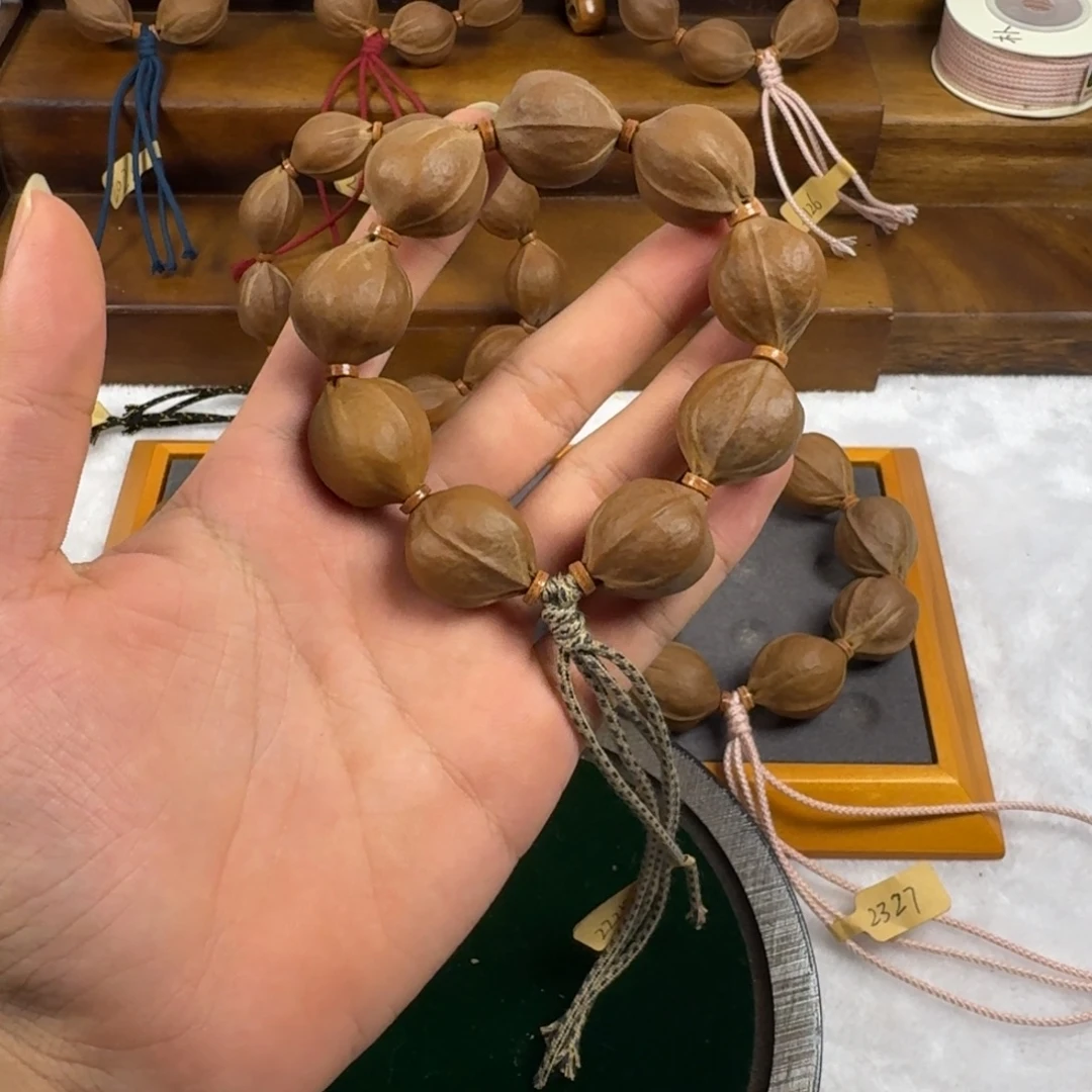 最***狗橄榄核手串/手链2225墨轩铁核