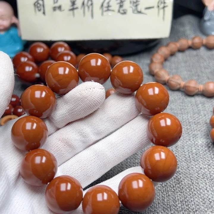 理***李手串橄榄核1.95全品超小孔