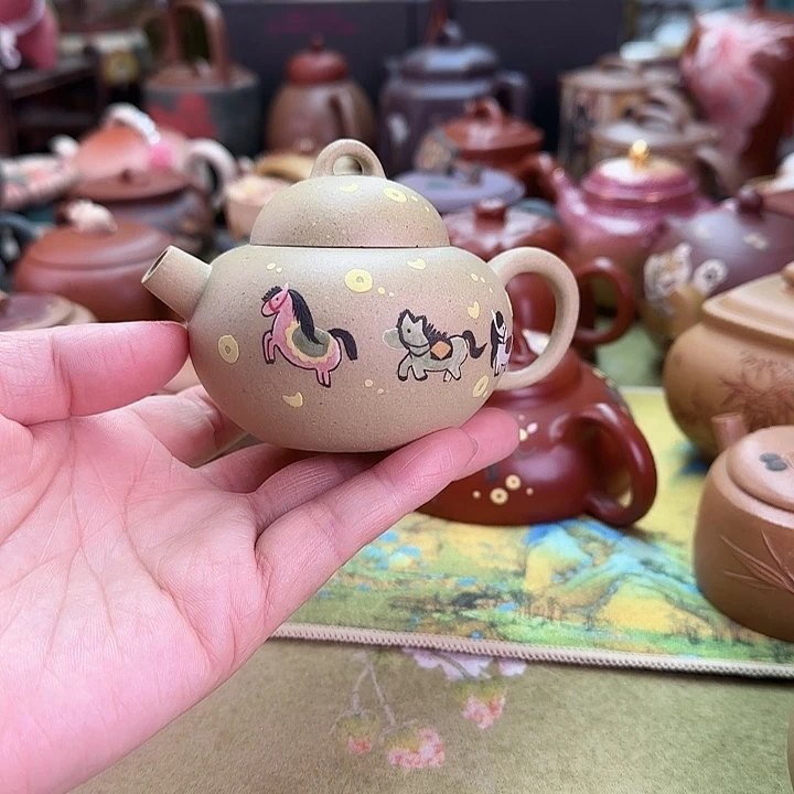 茶壶紫砂马上有钱