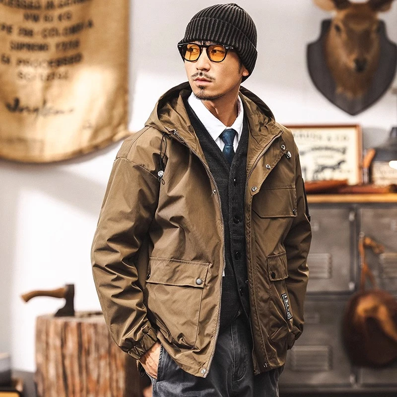 美拉德保暖加厚户外工装夹克男冬季2025新款潮牌复古美式休闲外套