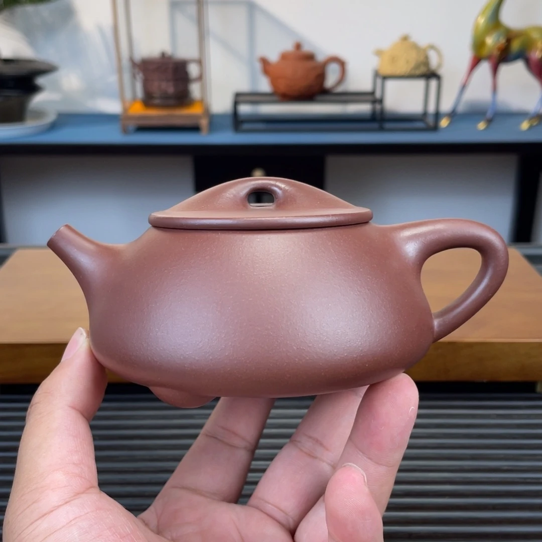 茶壶紫砂紫泥景舟石瓢300cc