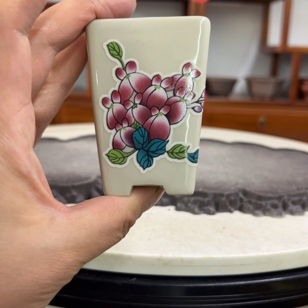 紫砂花盆瑕疵7-5。。。