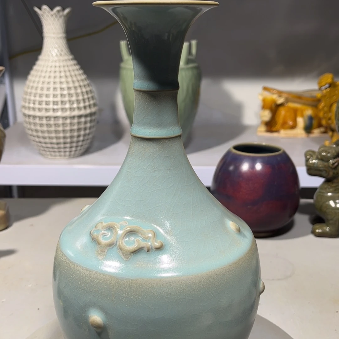 瓶汝窑瓷器品相完美