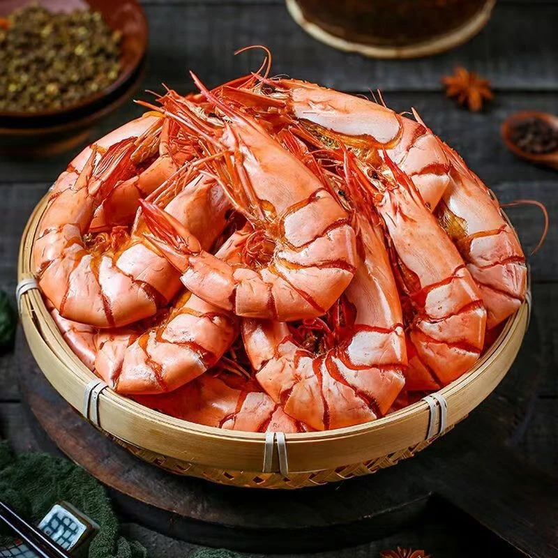 【工厂】九节虾即食烤虾干淡干鲜虾烤制办公室零食休闲现烤大虾礼包