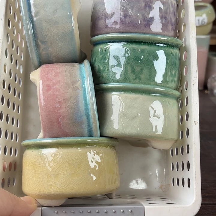 红陶量货/口高深浅搭配发6个