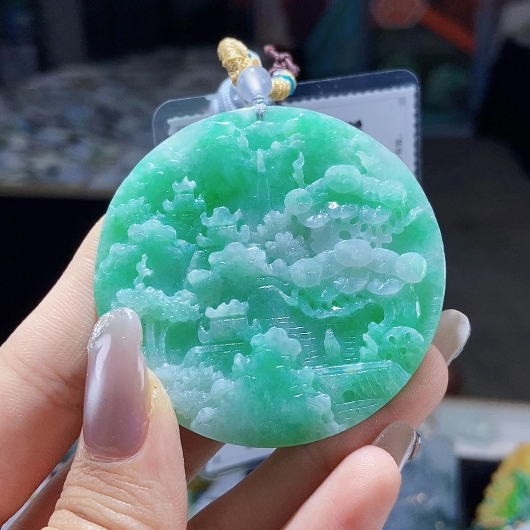 颈饰未镶嵌翡翠翡翠