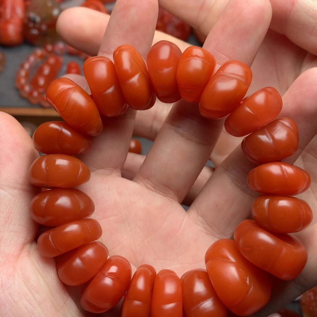 南红玛瑙未镶嵌1老瓜珠