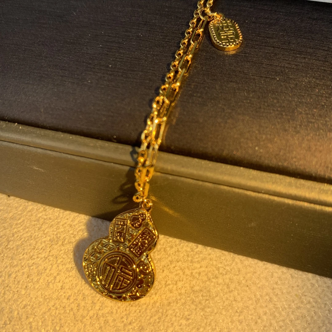 7531【项链】轻奢精品金色女士项链