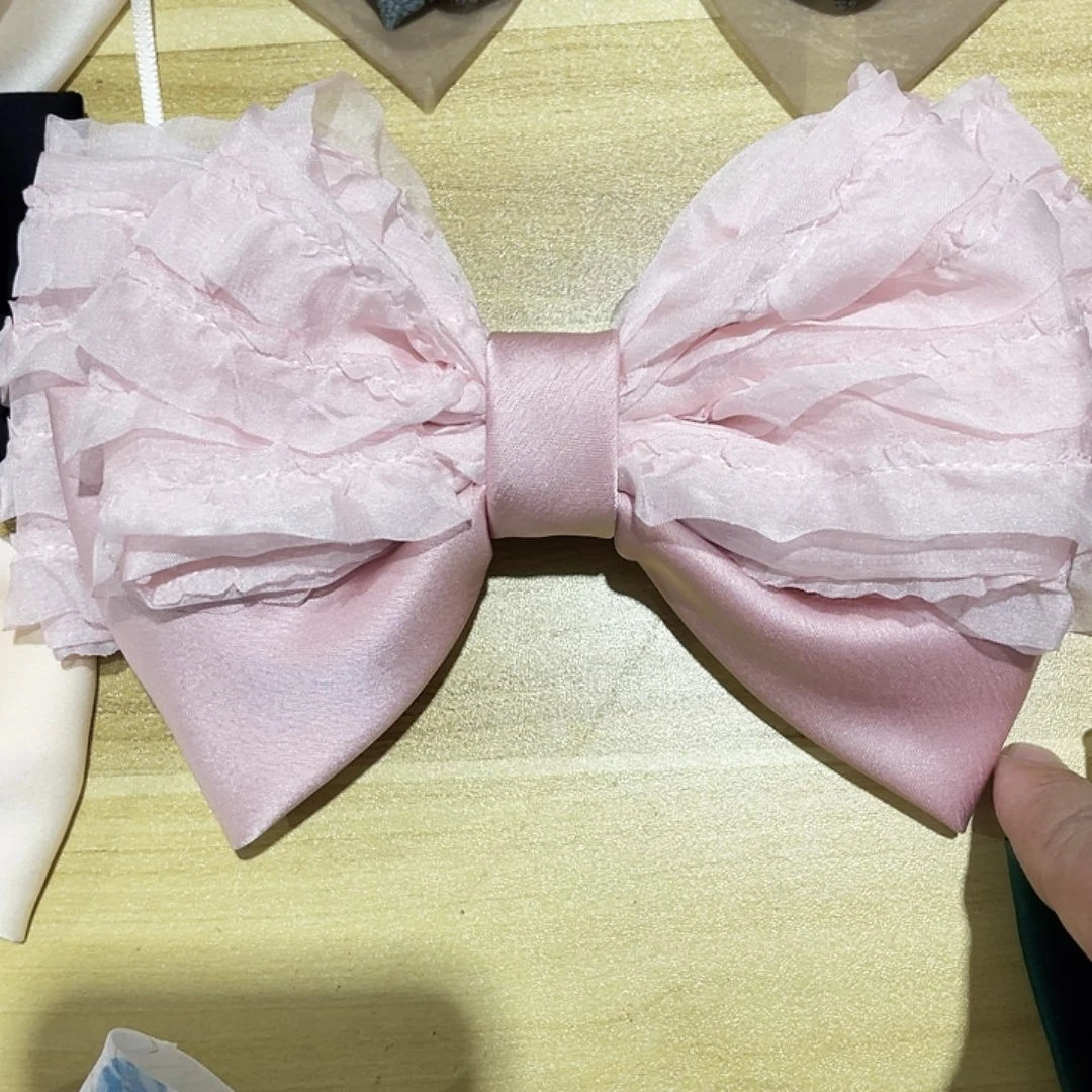 铁合金布艺蝴蝶结发夹
