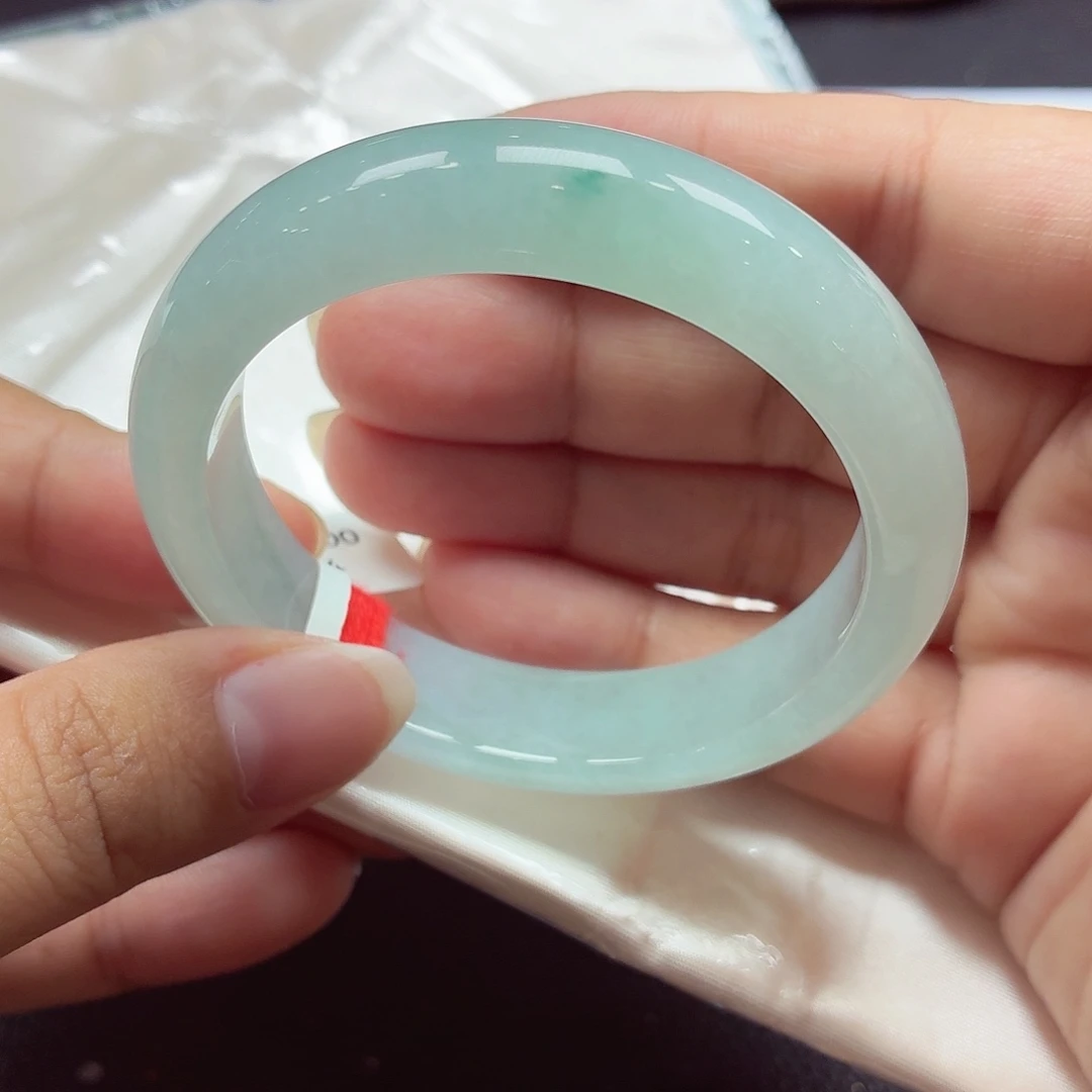 翡翠未镶嵌手镯天然缅甸A货翡翠