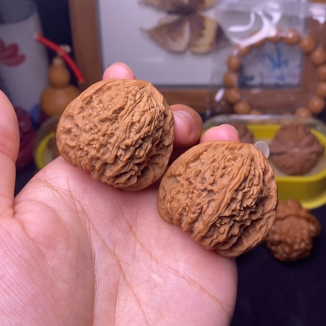 文玩核桃把件37南疆石
