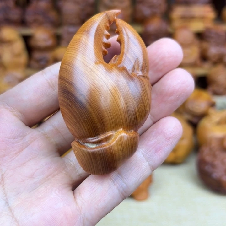柯***子柏木（崖柏）崖柏手把件