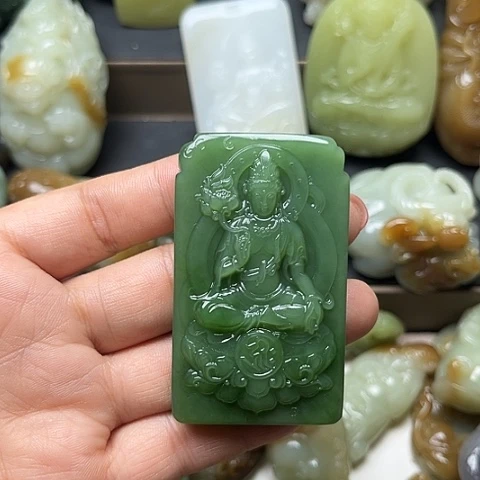 颈饰未镶嵌和田玉新