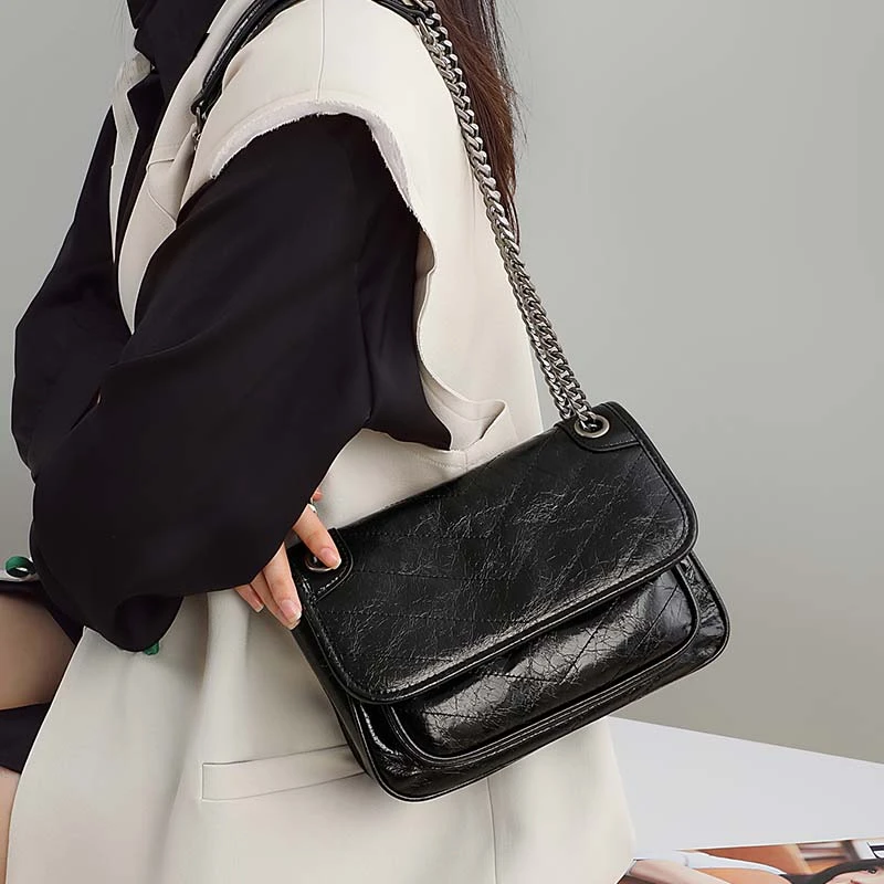 【粉丝专属】秋冬新款时尚休闲百搭手提单肩斜挎包9655