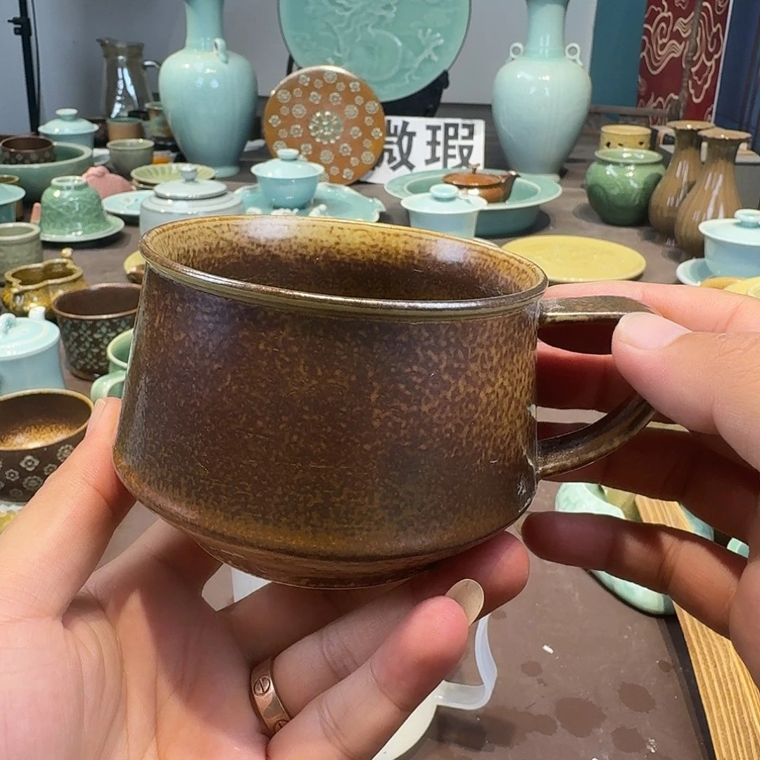 龙泉青瓷茶具微瑕