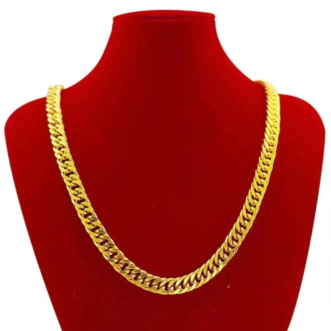 抖音好物 经典爆款时尚霸气老板项链不掉色时尚百搭