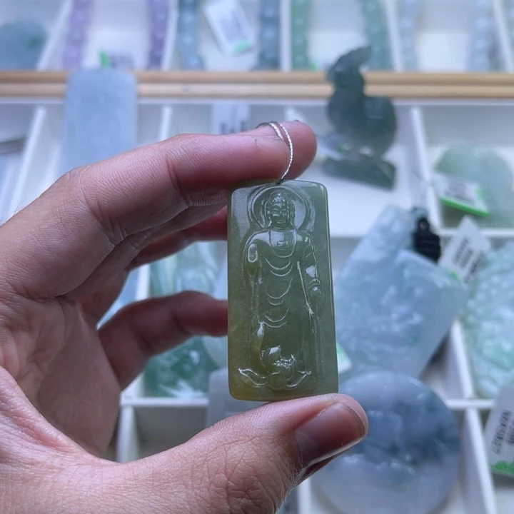 文***翡翠未镶嵌颈饰017