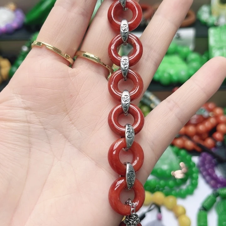 翡翠未镶嵌颈饰手串55