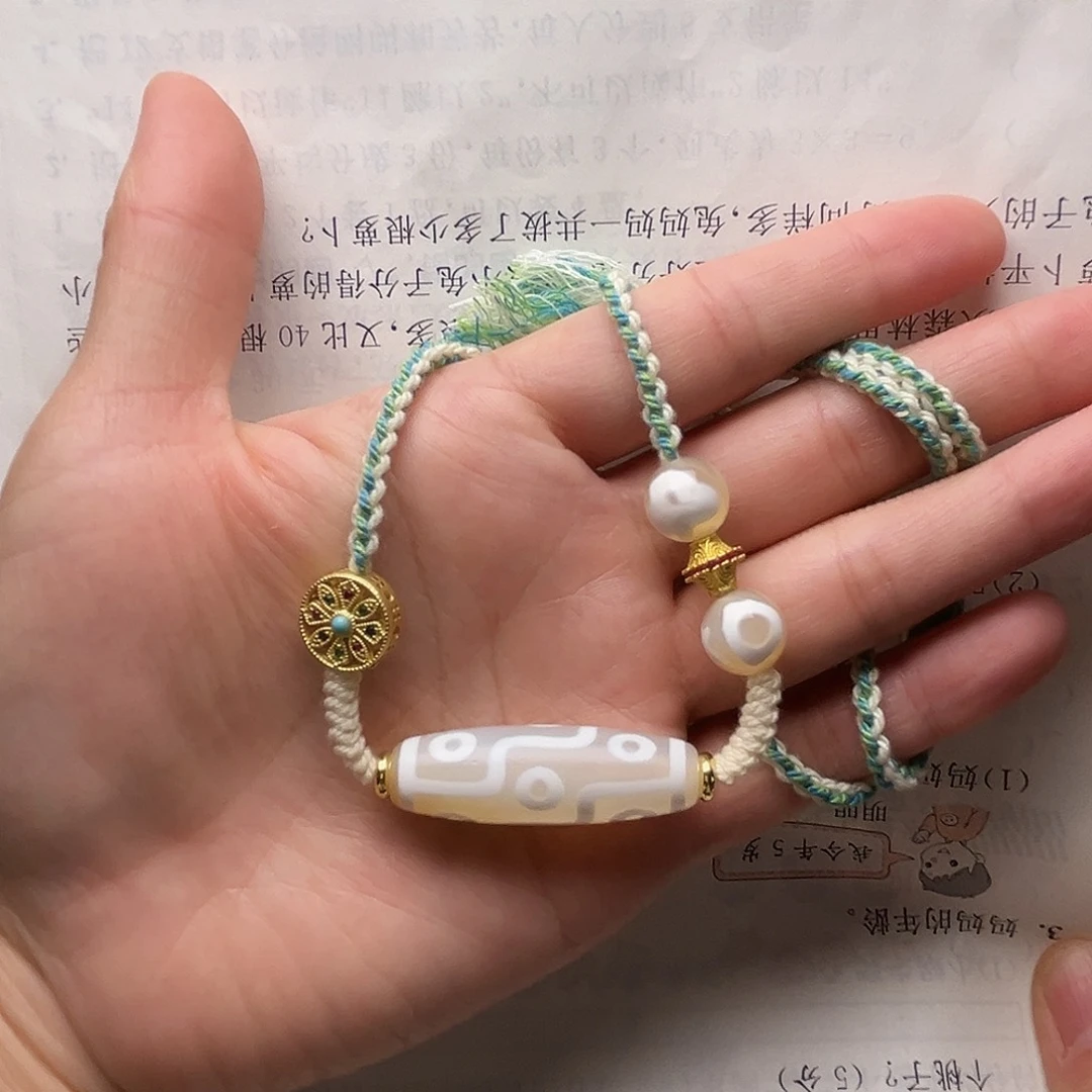 玛瑙/玉髓颈饰合金